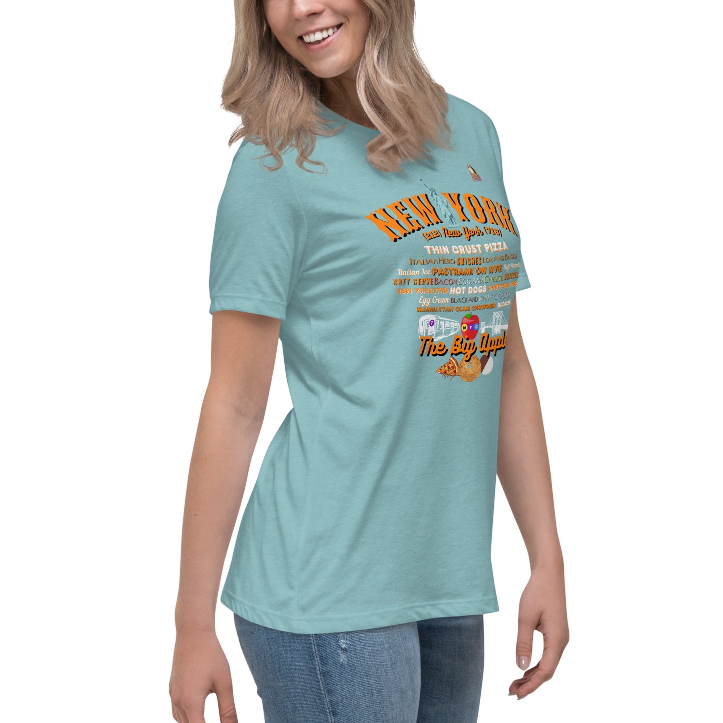 New York Amazins' (Queens) Women's Relaxed T-Shirt (Bella + Canvas 6400)