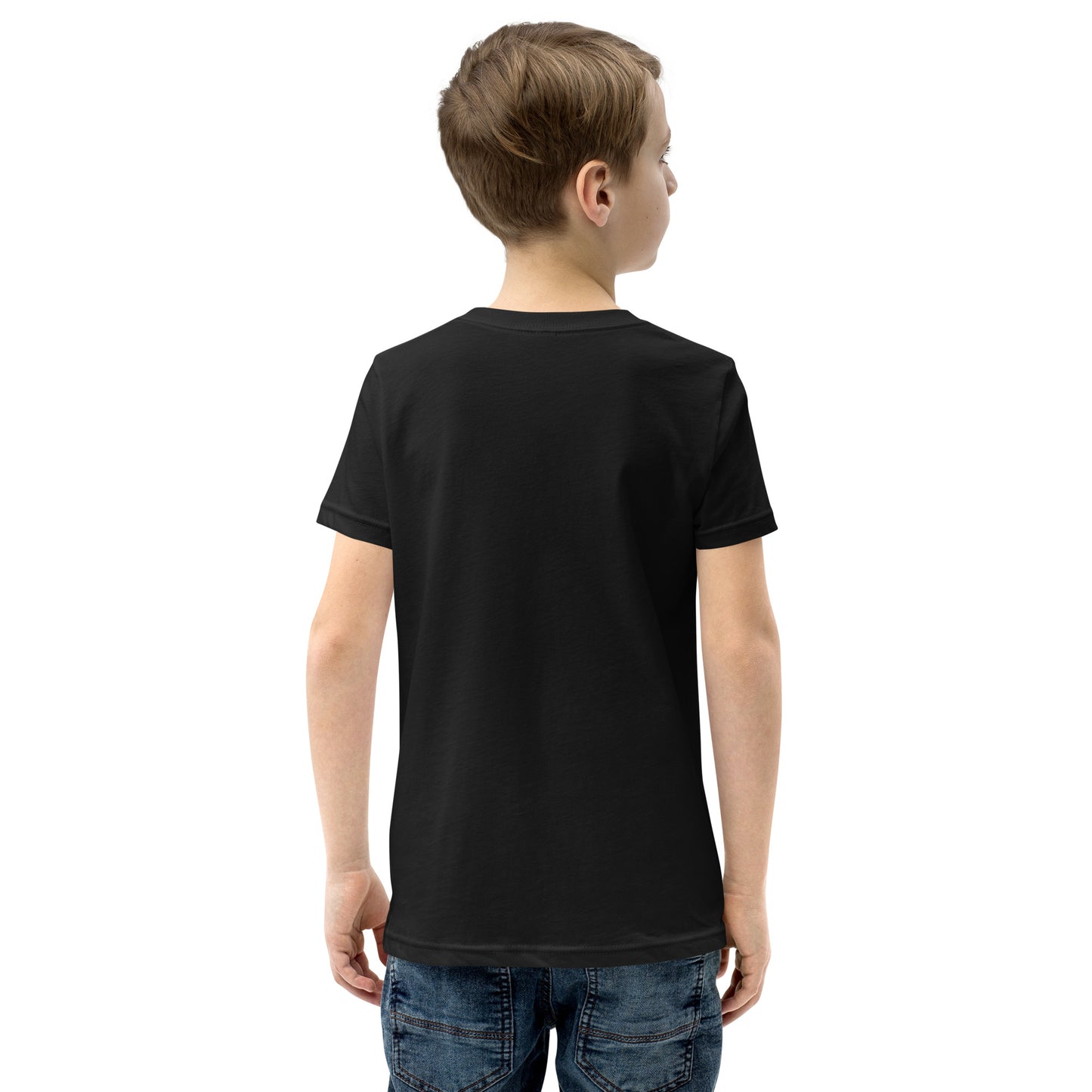 San Francisco Orange & Black Youth Short Sleeve T-Shirt (Bella + Canvas 3001Y)